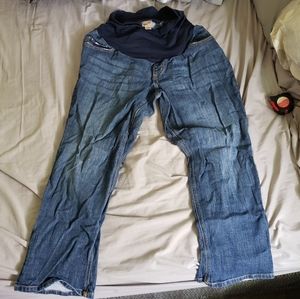 Maternity full- panel jeans